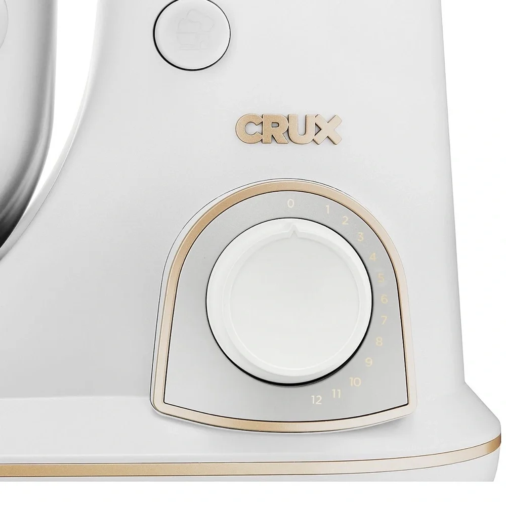 CRUX® 5.3 Qt. Stand Mixer in Matte White